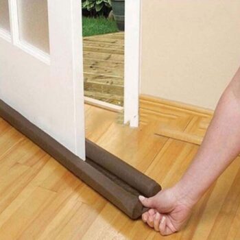 Door Air Stopper Door  Draft and Dust Stopper 40 Inches Brown Color Door Insect Protector, 1 Pecs