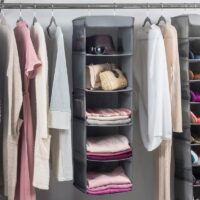 5 Shelf Clothes Hanging Organizers Pant Organizers Holder Wardrobe (1200gram Highest Quality)