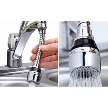 Turbo Flex Bathroom Flexible Faucet Wash Basin Tap Mover 360 Swivel Pipe Stream Water - Image 2