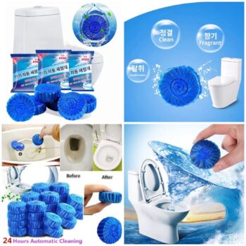 10 Pcs  Toilet Bowl Cleaner Effervescent Tablet for Toilet Fast Remover Urine Stain Deodorant Yellow Dirt Toilet Cleaning Tool - Image 4