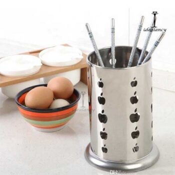 Stainless Steel Cutlery Holder Drainer Spoon Fork Chopsticks Storage Basket Rack Kitchen Utensils Accessories Tools Organizer