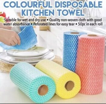 Towel Reusable Cleaning Cloth, Non-Woven Fabric Nonstick Cloth 1 pecs 